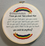 Have You Ever Had A Dream PDF Cross Stitch Pattern