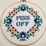 Piss Off - PDF Cross Stitch Pattern