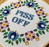 Piss Off - PDF Cross Stitch Pattern