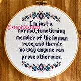 Peep Show PDF Cross Stitch Pattern
