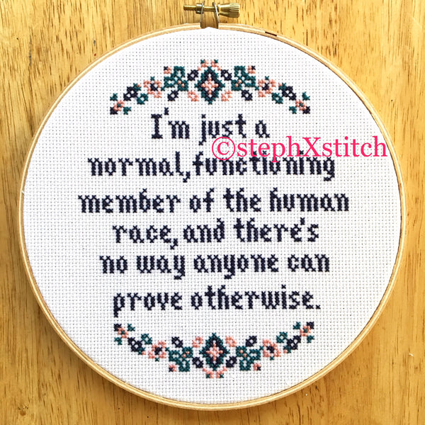 Peep Show PDF Cross Stitch Pattern