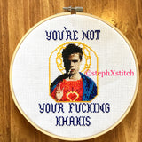 Fight Club You're Not Your Fucking Khakis - PDF Cross Stitch Pattern