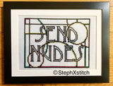 SEND NUDES - PDF Cross Stitch Pattern