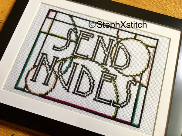 SEND NUDES - PDF Cross Stitch Pattern