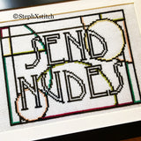 SEND NUDES - PDF Cross Stitch Pattern