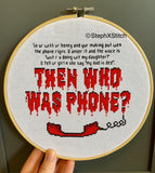 Then Who Was Phone -PDF Pattern