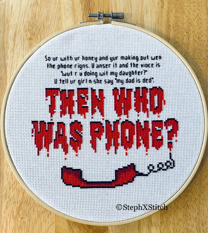 Then Who Was Phone -PDF Pattern