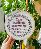 I Am Positively Bedeviled With Meetings Etc - PDF Pattern