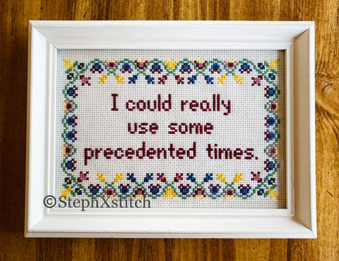 I Could Really Use Some Precedented Times -PDF Pattern