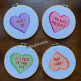 *Sale Bundle - 4 Snarky Valentine Hearts*