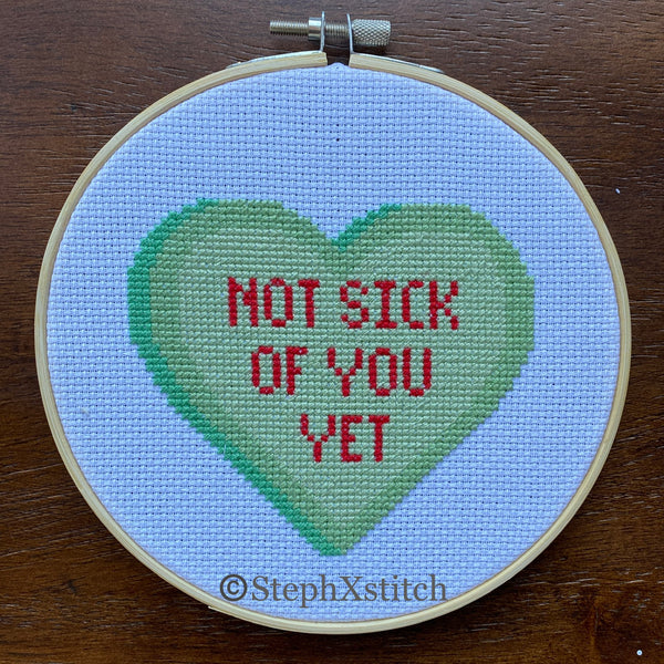 Not Sick Of You Yet - PDF Pattern