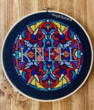 KNEEL PDF Cross Stitch Pattern