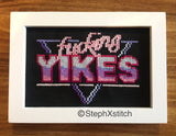 Fucking Yikes Meme - PDF Cross Stitch Pattern