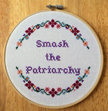 Smash The Patriarchy - PDF Cross Stitch Pattern