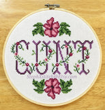 CUNT - Cross Stitch KIT