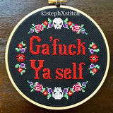 Ga' Fuck Ya Self - PDF Cross Stitch Pattern