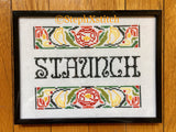 Staunch - PDF Cross Stitch Pattern