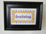 Douchebag - PDF Cross Stitch Pattern