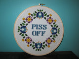 Piss Off - PDF Cross Stitch Pattern