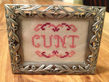 Tiny Cunt - PDF Cross Stitch Pattern