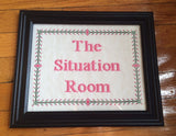 The Situation Room - PDF Cross Stitch Pattern