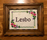 Lesbo - PDF Cross Stitch Pattern