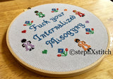 Fuck Your Internalized Misogyny - PDF Feminist Cross Stitch Pattern