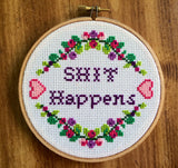 Shit Happens - PDF Cross Stitch Pattern