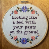 Pants On the Ground - PDF Cross Stitch Pattern